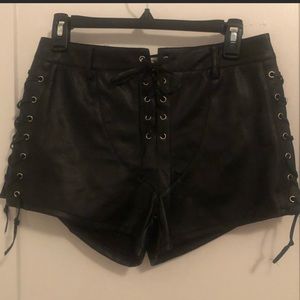LF Real Leather Shorts - Never worn brand new real leather shorts